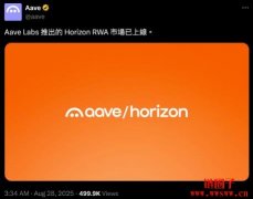 Aave推出Horizon，机构也能抵押代币化资产借出稳定币？